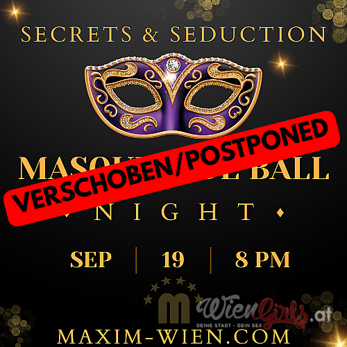 VERSCHOBEN! 🎭 Masquerade Ball @ Maxim Wien  Image
