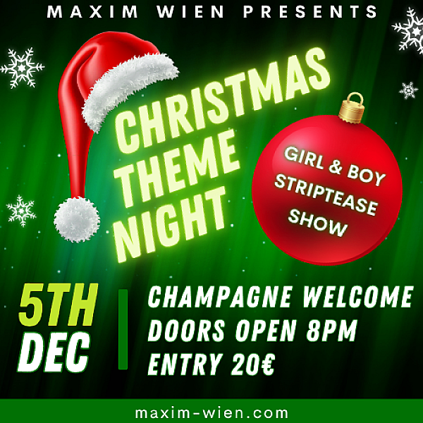 🎄 MAXIM Wien - Christmas Theme Night! 🎅✨ Card Image