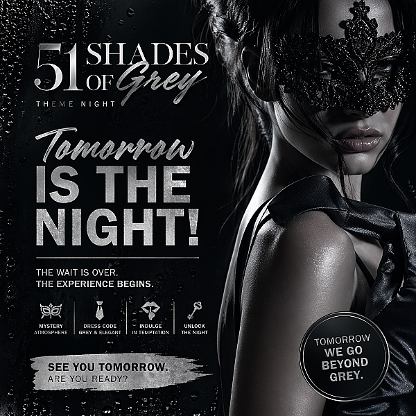 Morgen: 51 Shades of Grey im Maxim Wien… bist du bereit? Card Image